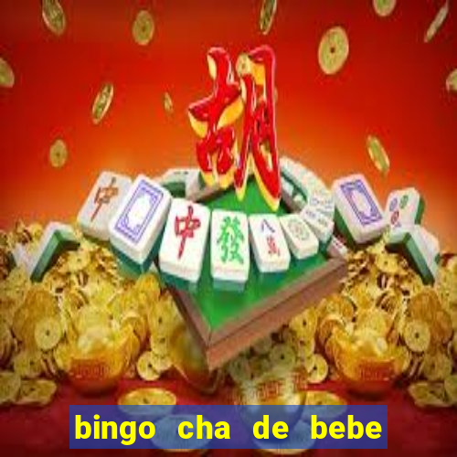 bingo cha de bebe cartelas para imprimir